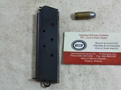 Colt Original Early Model 1911 Key Hole Magazine With Old Reblue