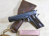 Colt Model 1911 Pistol World War 1 Production With Original Holster - 1 of 18