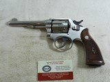 Smith & Wesson Model M&P Pre Model 10 In Rare Factory Nickel Finish In 38 Special - Image 2 of 15