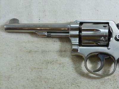 Smith & Wesson Model M&P Pre Model 10 In Rare Factory Nickel Finish In 38 Special - Image 3 of 15