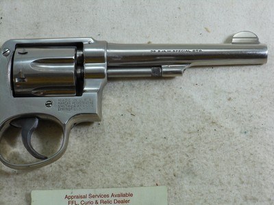 Smith & Wesson Model M&P Pre Model 10 In Rare Factory Nickel Finish In 38 Special - Image 6 of 15