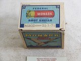 Federal Cartridge Co. 20 Gauge Early Monark Brand Shot Shell Box With Flying Mallard - 1 of 3