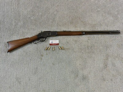 Winchester Model 1873 Rifle In 32 W.C.F. With Good Looking Old Reblue - Image 1 of 17