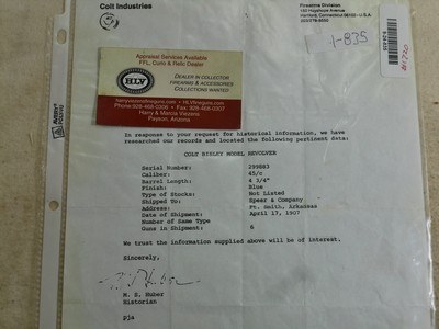 Colt First Generation Bisley Model Single Action Army In 45 Colt With Factory Letter - Image 14 of 14