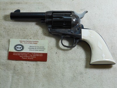 Colt Third Generation Custom Shop Black Powder Frame Store Keepers Model Special Barrel And Special Ivory Grips - Image 4 of 15