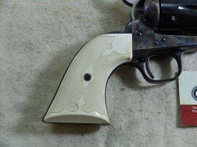 Colt Third Generation Custom Shop Black Powder Frame Store Keepers Model Special Barrel And Special Ivory Grips - Image 9 of 15
