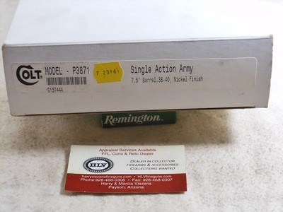 Colt Third Generation Single Action Army In 38-40 W.C.F. With Nickel Finish New In Box - Image 3 of 17