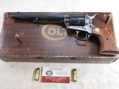 Colt First Year Of The Third Generation Single Action Army In 45 Colt With Original Box - Image 1 of 17
