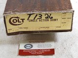Colt First Year Of The Third Generation Single Action Army In 45 Colt With Original Box - Image 3 of 17