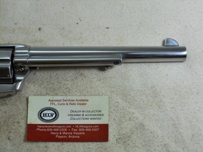 Colt Early Third Generation Single Action Army In 45 Colt With Full Nickel Finish - Image 6 of 15