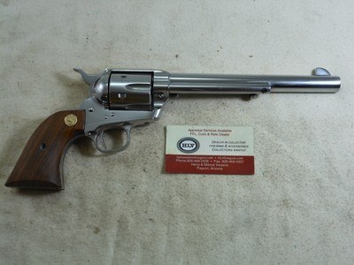 Colt Early Third Generation Single Action Army In 45 Colt With Full Nickel Finish - Image 5 of 15