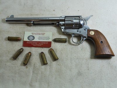 Colt Early Third Generation Single Action Army In 45 Colt With Full Nickel Finish - Image 1 of 15