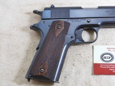 Colt Model 1911 Civilian Government Model 1920 Production In Very Fine Original Condition - Image 7 of 18