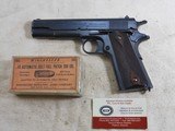 Colt Model 1911 Civilian Government Model 1920 Production In Very Fine Original Condition