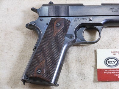 Colt Government Model 1911 Commercial Pistol 1917 Production In Very Fine Condition - Image 6 of 19