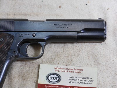Colt Government Model 1911 Commercial Pistol 1917 Production In Very Fine Condition - Image 5 of 19