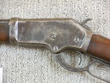 Whitney Arms Scharf Model Lever Action Rifle In 44 W.C.F. In Frontier Used Condition - 8 of 17