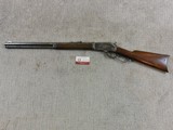 Whitney Arms Scharf Model Lever Action Rifle In 44 W.C.F. In Frontier Used Condition - 6 of 17
