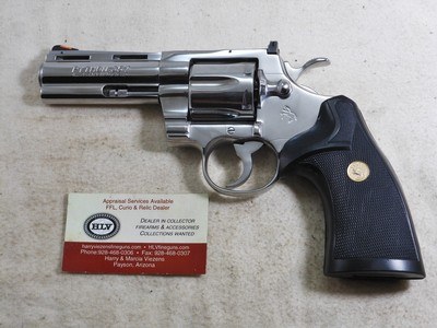 Colt Python High Polish Stainless Steel In 357 Magnum With Original Box - Image 3 of 11