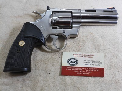 Colt Python High Polish Stainless Steel In 357 Magnum With Original Box - Image 4 of 11