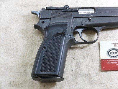 Browning High Power Performance Model 9 M/M Parabellum Belgian Made - Image 7 of 14