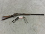 Winchester Second Model 1873 Rifle With The Rare Carbine Receiver In 44 W.C.F. - Image 1 of 18