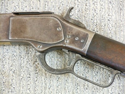 Winchester Second Model 1873 Rifle With The Rare Carbine Receiver In 44 W.C.F. - Image 9 of 18