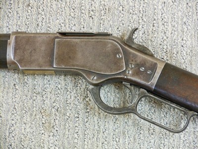 Winchester Second Model 1873 Rifle With The Rare Carbine Receiver In 44 W.C.F. - Image 8 of 18