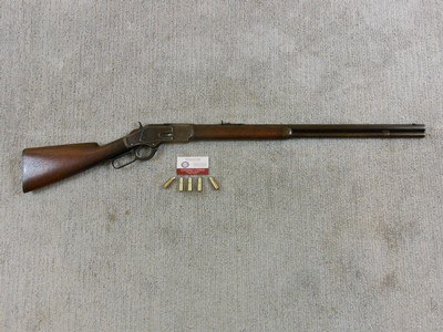Winchester Model 1873 Rifle In 38 W.C.F. With Shotgun Butt - Image 1 of 17