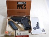 Walther Model PPK/S From Western Germany In 9 M/M Kurtz New In Original Box With Papers - Image 1 of 8