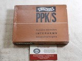 Walther Model PPK/S From Western Germany In 9 M/M Kurtz New In Original Box With Papers - Image 2 of 8
