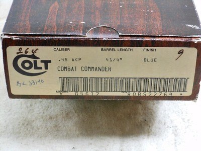 Colt Combat Commander 45 A.C.P. New In The Original Box - Image 2 of 8