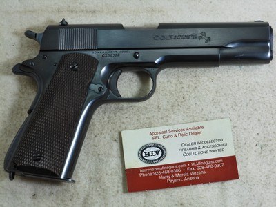 Colt Civilian Model 1911 A1 From The 1930's In Like New Condition - Image 3 of 11