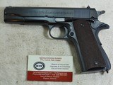Colt Civilian Model 1911 A1 From The 1930's In Like New Condition - Image 2 of 11