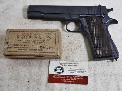 Remington Rand Early World War 2 Pistol In Original Issued Condition - Image 1 of 11