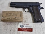 Remington Rand Early World War 2 Pistol In Original Issued Condition