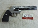 Colt Python In Nickel finish New In The Original Blue Plastic Box - Image 3 of 8