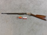 Winchester Model 1890 22 Short Gallery Gun In Rare Half Nickel Finish