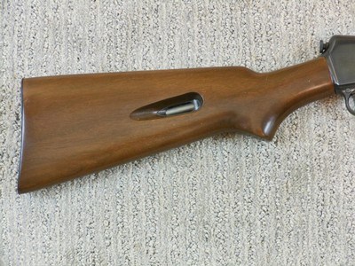 Winchester Model 63 22 Automatic In Like New Condition With Hairline Crack In Stock - Image 3 of 11