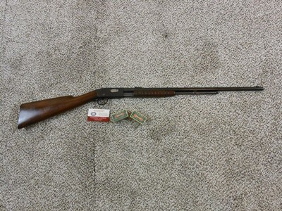 Remington Model 12 A 22 Pump Rifle In Very Nice Condition