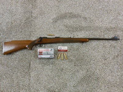Winchester Model 70 Featherweight Pre 64 In The Rare 358 Winchester In Almost New Condition - Image 1 of 17