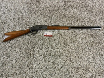 Winchester Model 1873 Antique Rifle In 38 W.C.F. With Factory Letter In Refinished Condition - Image 3 of 16