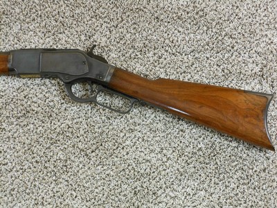 Winchester Model 1873 Antique Rifle In 38 W.C.F. With Factory Letter In Refinished Condition - Image 7 of 16