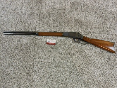 Winchester Model 1873 Antique Rifle In 38 W.C.F. With Factory Letter In Refinished Condition - Image 6 of 16
