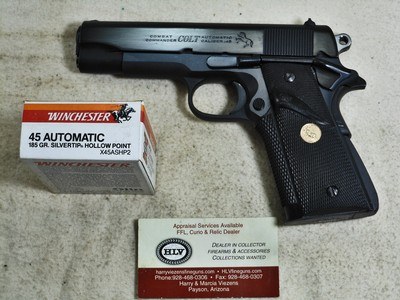 Colt Combat Commander 45 A.C.P. In Very Lightly Used Condition