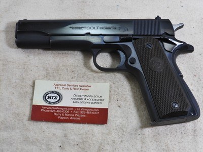 Colt Government Model 1911-A1 Civilian Pistol Issued To The State Of Connecticut Military Dept. With Factory Letter - Image 2 of 8