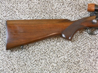 Winchester Model 70 Pre 64 Rifle In The Rare 300 Savage Chambering With A Lyman Alaskan Scope - Image 2 of 16