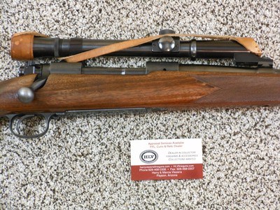 Winchester Model 70 Pre 64 Rifle In The Rare 300 Savage Chambering With A Lyman Alaskan Scope - Image 3 of 16