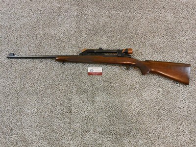 Winchester Model 70 Pre 64 Rifle In The Rare 300 Savage Chambering With A Lyman Alaskan Scope - Image 5 of 16