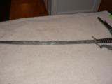 Old Antique sword with scabbard - 1 of 7